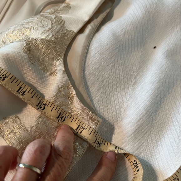 Eliza J hi lo gown size 6 champagne and gold  NWOT - Picture 9 of 12